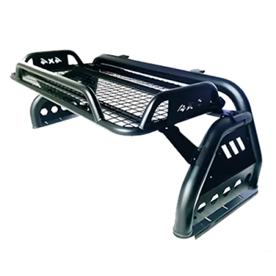 ROLL BAR NEGRO C/LUZ DE FRENO Y CANASTA