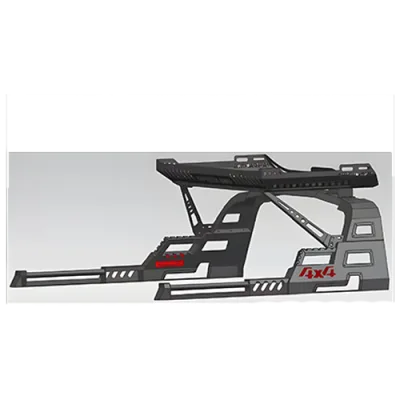 ROLL BAR SIDE TO SIDE NEGRO C/CANASTA