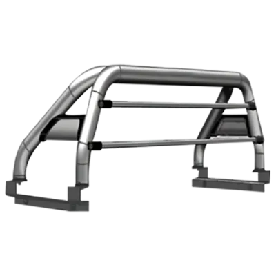ROLL BAR CROMADO CON LUZ DE FRENO