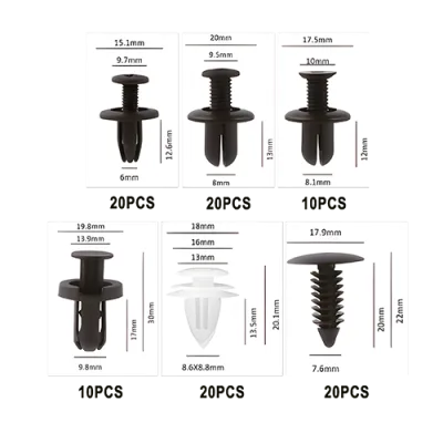 CAJA C/100 CLIPS PARA AUTO SURTIDO PZ