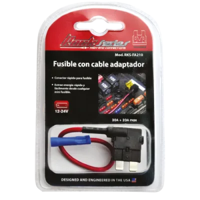 FUSIBLE CON CABLE ADAPTADOR