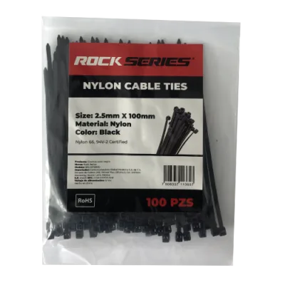 CINCHO NEGRO 2.5X100 mm C/100 PZ
