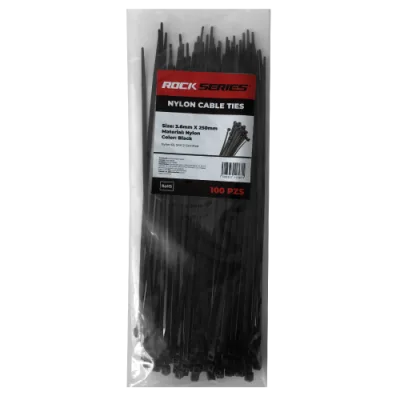 CINCHO NEGRO 3.6X250 mm C/100 PZ