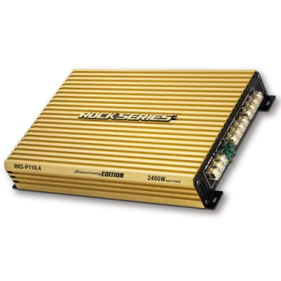 AMP 4CH 110Wx4 @ 4 Ohms, 2400W MAX GOLD