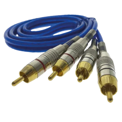 RCA 1 MT CONECTOR DE METAL PZ