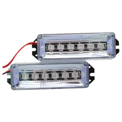 LED FLASH INTERMITENTE ROJO-AZUL PAR