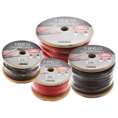 POWER CABLE CAL 0 15 MTS ROJO 100%COBRE