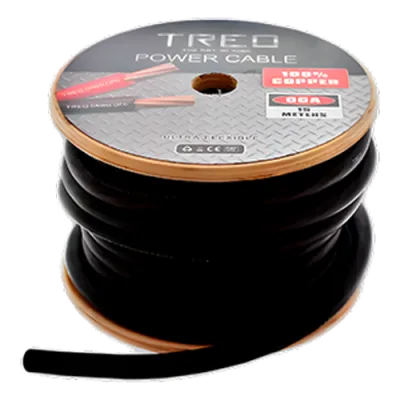 POWER CABLE CAL10 50 MTS NEGRO 100%COBRE