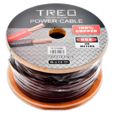 POWER CABLE CAL 4 20 MTS NEGRO 100%COBRE