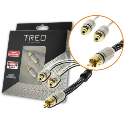 RCA ALTA CALIDAD "Y" 2F-1M CABEZA METAL